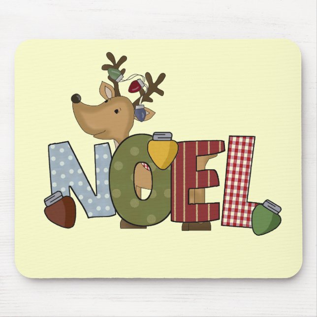 Tapis De Souris Reindeer Noel Tshirts et cadeaux de vacances (Devant)