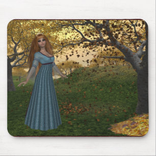 Tapis De Souris Reine de la saison automnale - Imaginaire Mousepad