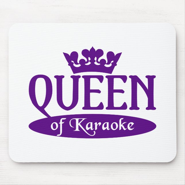 Tapis De Souris Reine de mousepad de karaoke (Devant)