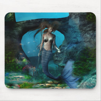 Tapis De Souris Reine de sirène - sous la mer Mousepad