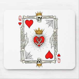Tapis De Souris Reine des cœurs de la Saint-Valentin Halloween Cos