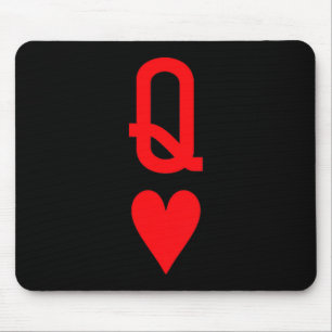 Tapis De Souris Reine Des Cœurs Roi Des Cœurs Couple Assorti Femme