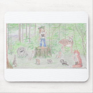 Tapis De Souris Reine des écureuils Mousepad