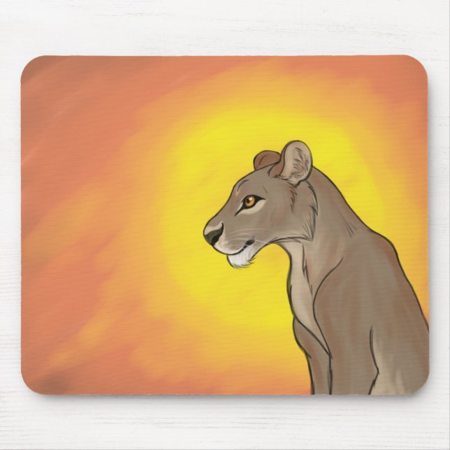 Tapis De Souris Reine Lioness (Devant)