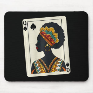 Tapis De Souris Reine Mois de l'Histoire des Noirs Sensibilisation
