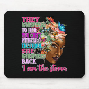 Tapis De Souris Reine Noire Naturelle Afro Africain Américain Je S