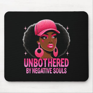 Tapis De Souris Reine noire sy imperturbable Dames afro-américaine