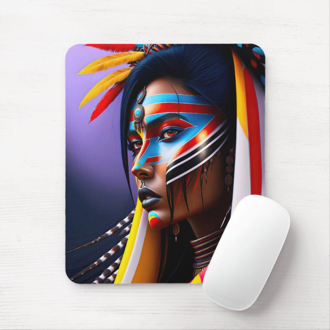 Tapis De Souris Reine tribale (Avec souris)