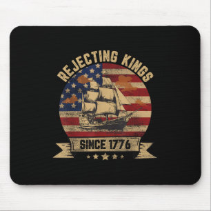 Tapis De Souris Rejeter les rois depuis 1776 Vintage Patriotique U