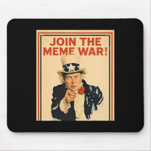 Tapis De Souris Rejoignez La Guerre Des Mèmes Trump