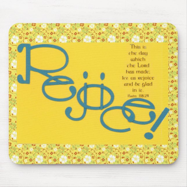 Tapis De Souris Réjouissez-vous ! Mousepad (Devant)