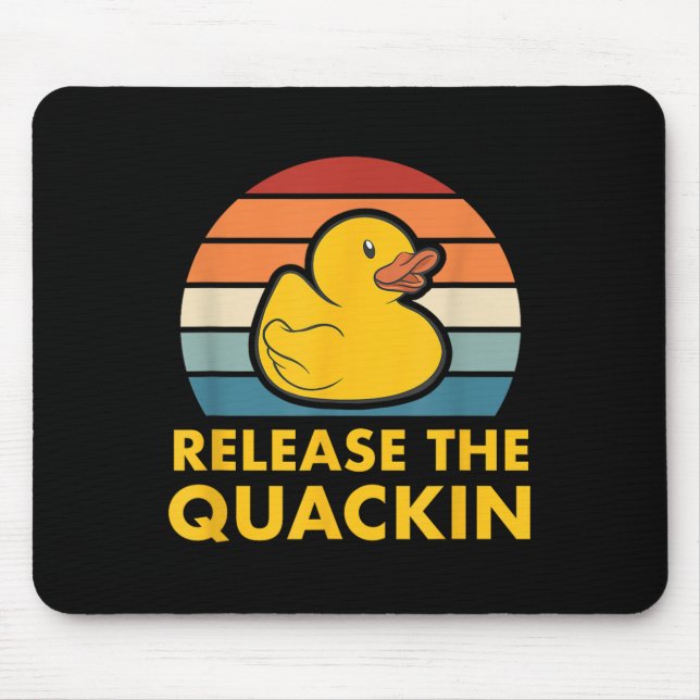 Tapis De Souris Relâchez Le Devis Quackin Cabber Duck Duckkling Ac (Devant)