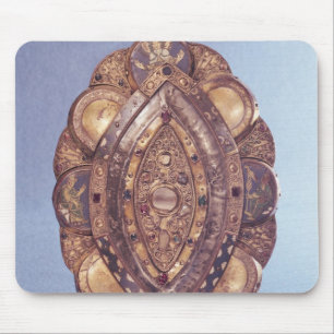 Tapis De Souris Reliquaire elliptique de Polylobed