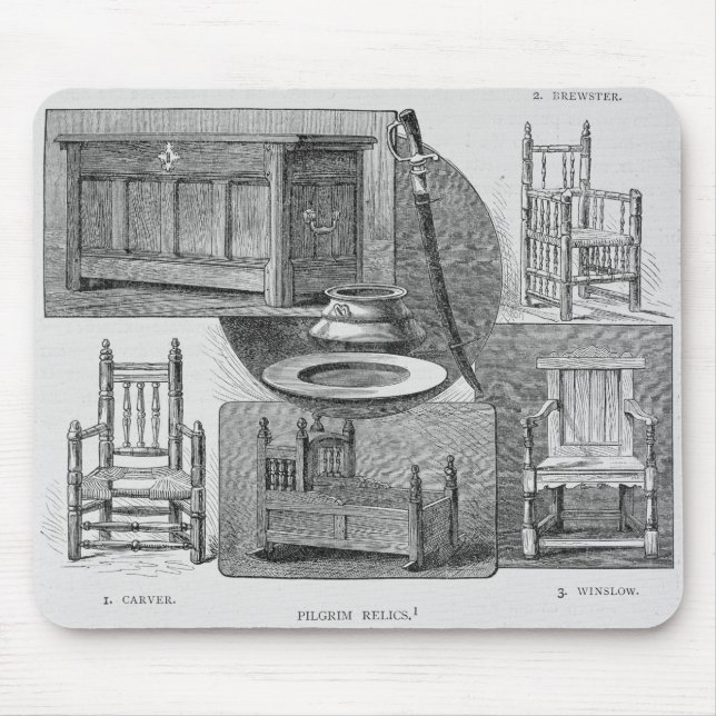 Tapis De Souris Reliques de pèlerin (Devant)