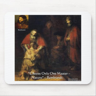 Tapis De Souris Rembrandt Enfant Prodigue Cartes et Cadeaux Élégan