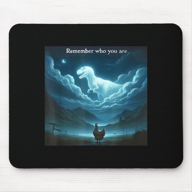Tapis De Souris Remember Who You Are Chicken  (Devant)