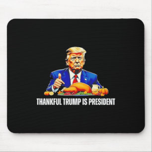 Tapis De Souris Remerciements Trump Le Président Thanksgiving Drôl