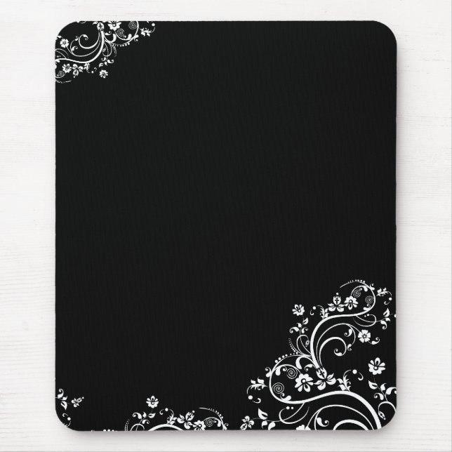 Tapis De Souris Remous Mousepad de noir (Devant)