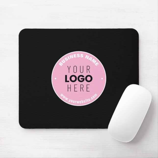 Tapis De Souris Remplacement de logo facile & Texte modifiable | R (Avec souris)