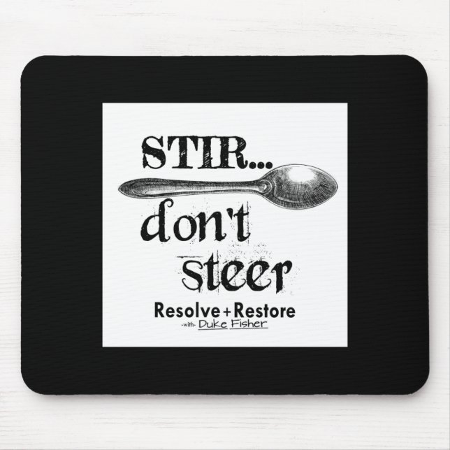 Tapis De Souris Remuer, pas diriger (Devant)