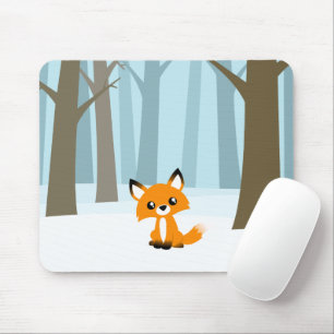 Tapis De Souris Renard dans la forêt de Mousepad