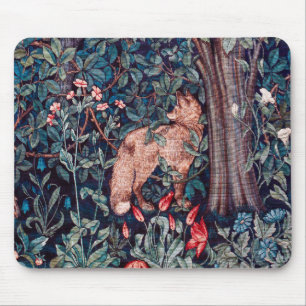 Tapis De Souris Renard dans la forêt, William Morris