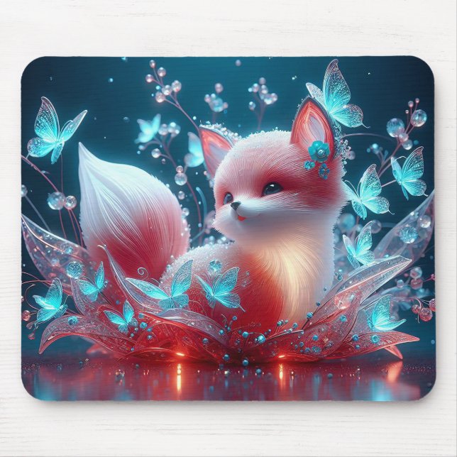 Tapis De Souris Renard de bébé (Devant)