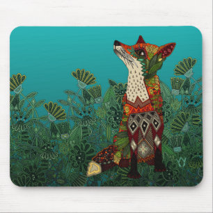 Tapis De Souris renard floral