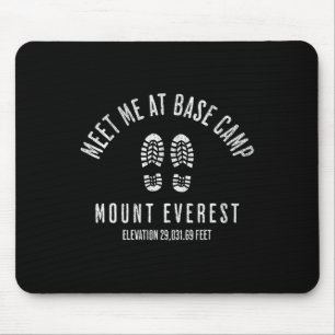 Tapis De Souris Rencontre-moi au camp de base de l'escalade de la