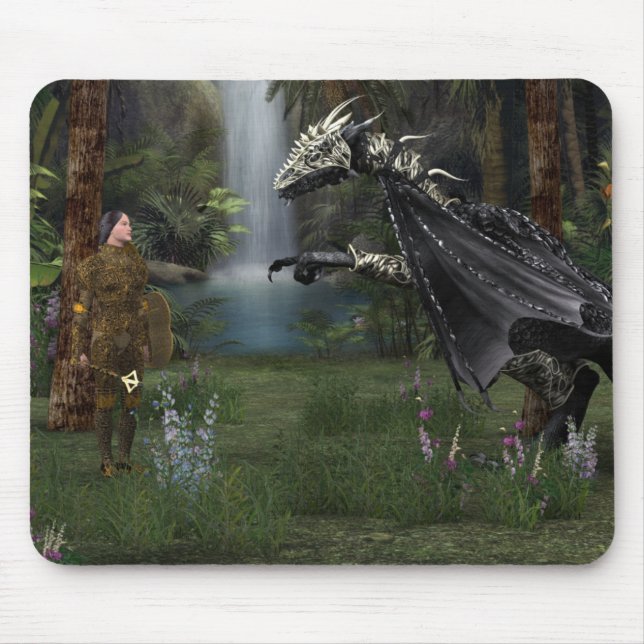 Tapis De Souris Rencontrer le dragon (Devant)