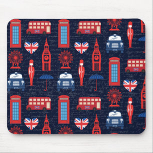 Tapis De Souris Rencontrez-moi dans le carnet de souris de Londres