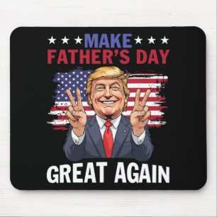 Tapis De Souris Rendre la Fête des pères grande à nouveau Trump Pa