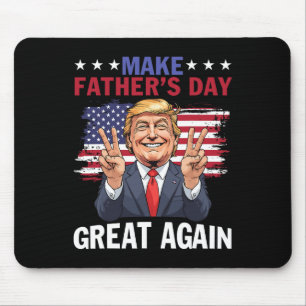 Tapis De Souris Rendre la Fête des pères grande à nouveau Trump Pa