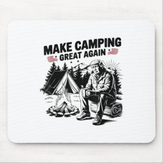 Tapis De Souris Rendre le camping super encore amusant Trump extér