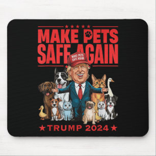 Tapis De Souris Rendre les animaux de compagnie sûrs à nouveau Tru