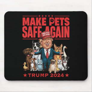 Tapis De Souris Rendre les animaux de compagnie sûrs à nouveau Tru