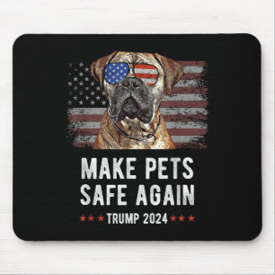 Tapis De Souris Rendre les animaux en sécurité Bullmastiff Dog Tru