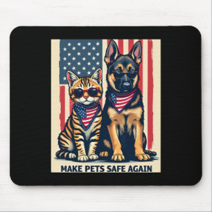 Tapis De Souris Rendre les animaux en sécurité Trump Cats for Trum