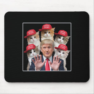 Tapis De Souris Rendre les chats en sécurité Trump 2024 Casquette