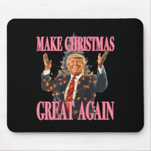 Tapis De Souris Rendre Noël super à nouveau amusant Père Noël Trum