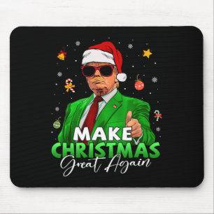 Tapis De Souris Rendre Noël super à nouveau amusant Père Noël Trum