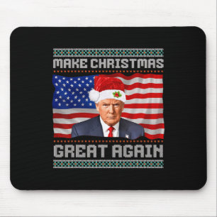 Tapis De Souris Rendre Noël super à nouveau amusant Trump Xmas Sno