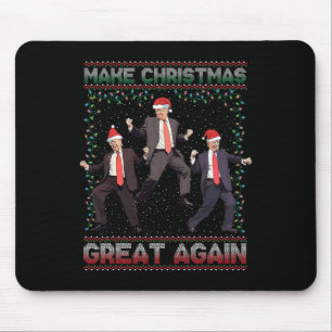 Tapis De Souris Rendre Noël super à nouveau drôle Père Noël Trump