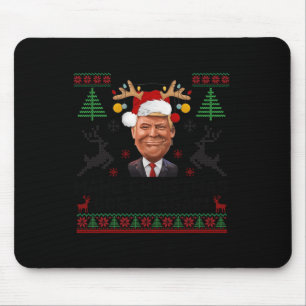 Tapis De Souris Rendre Noël super à nouveau drôle Père Noël Trump