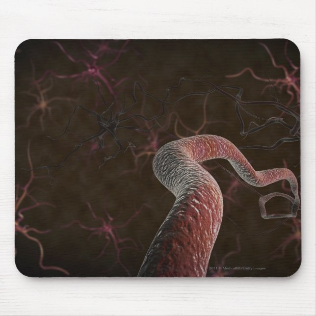 Tapis De Souris Rendu de Digitals des neurones (Devant)