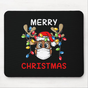 Tapis De Souris Renne Joyeux Noël Amusement Xmas 2