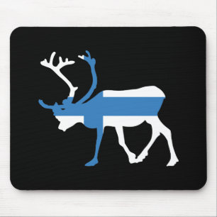 Tapis De Souris Renne Mousepad de la Finlande