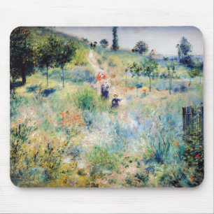 Tapis De Souris Renoir - Chemin montant dans les hautes herbes
