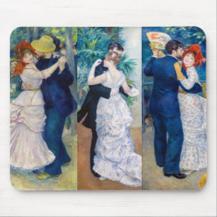 Tapis De Souris Renoir - Dance serie: Bougival, City & Country