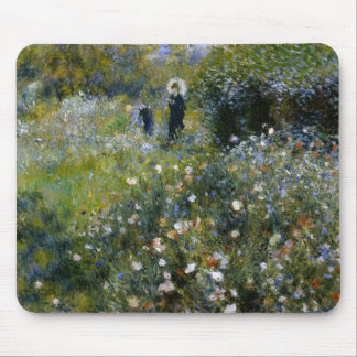 Tapis De Souris Renoir femme avec parasol dans le jardin Art